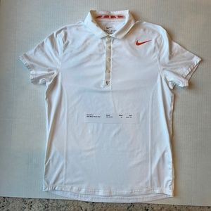 White Tennis Polo